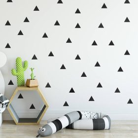 vinil para decoracao parede com triangulos